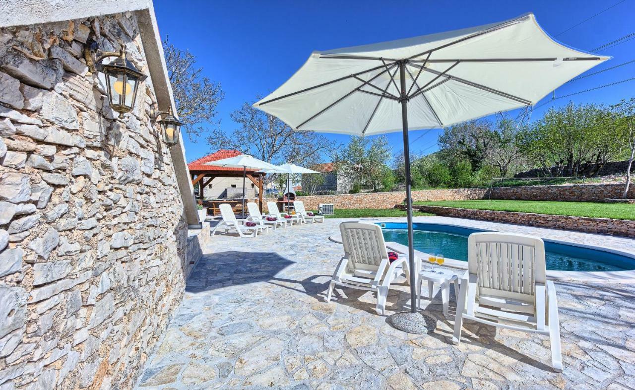 Dalmatia Stone House - Heated Pool Pensionat Biorine Eksteriør billede